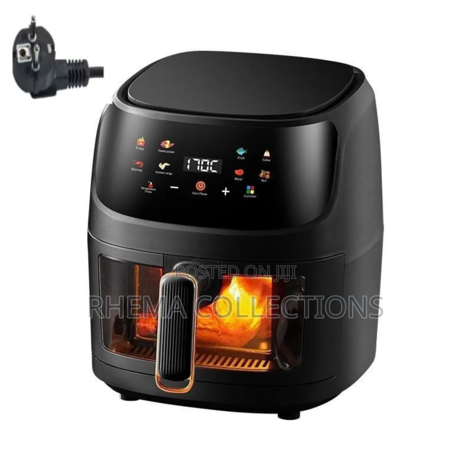 8l Sliver Criest Air Fryer 
(Smart and Visible)