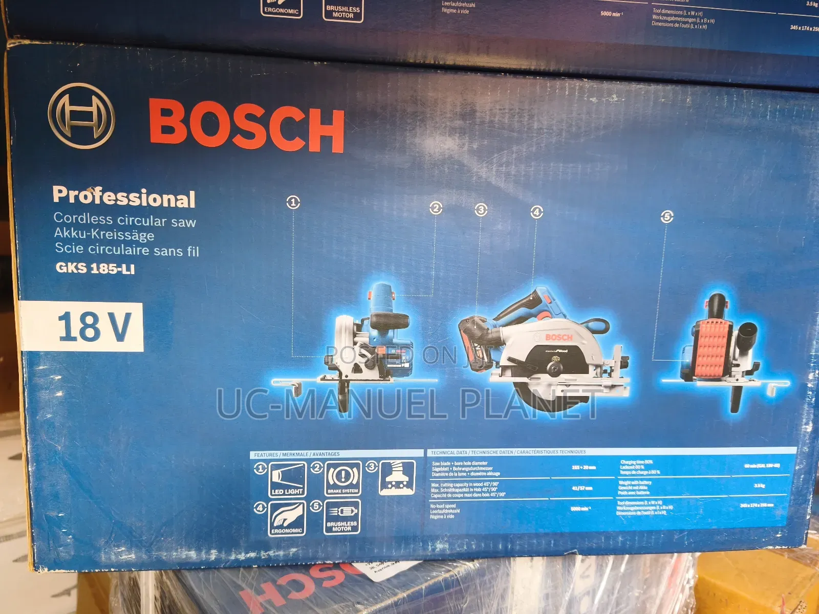 Gks 185-li Bosch Cordless Circular Saw