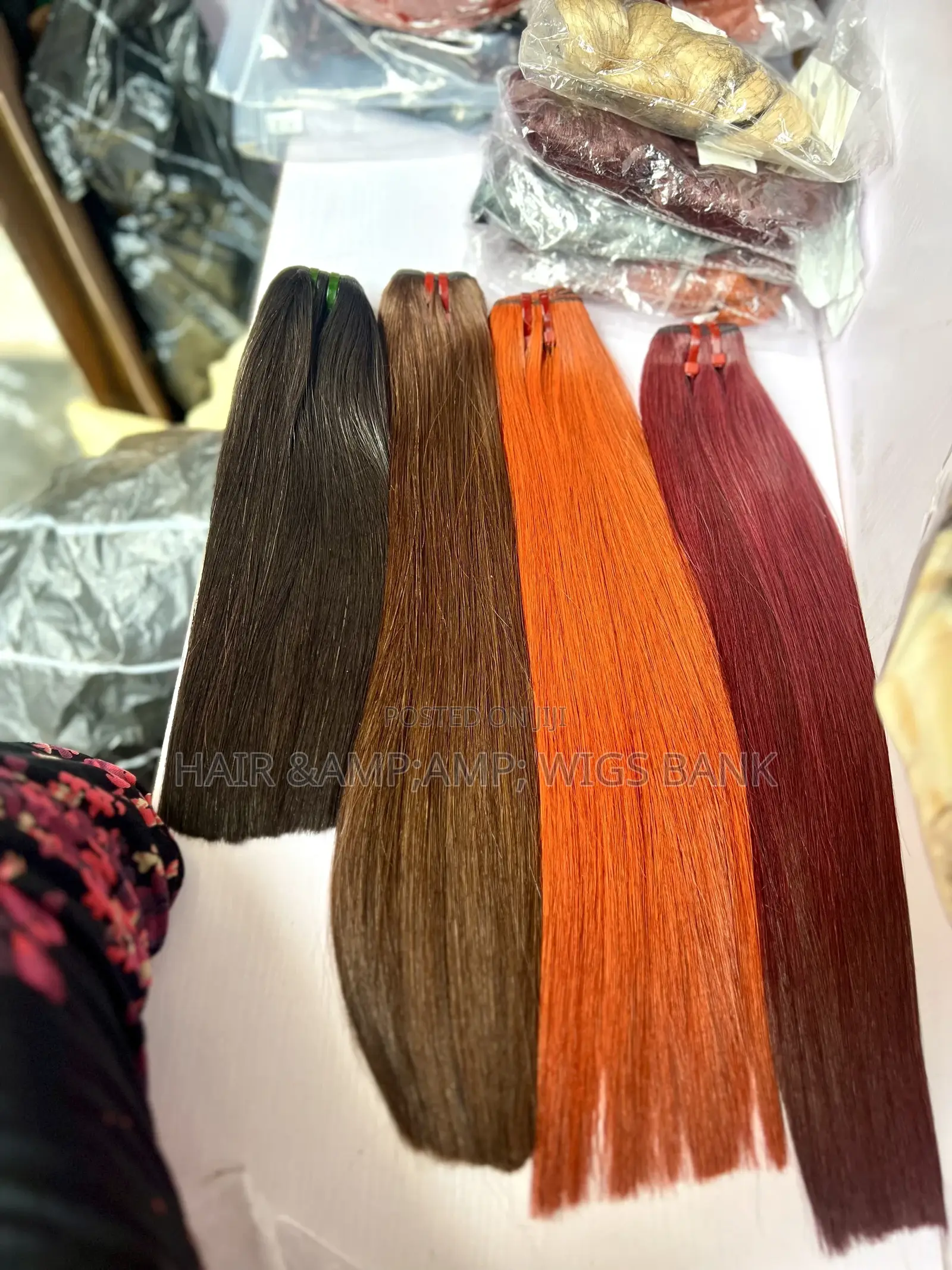 Vietnam Bone Straight Colored:Blonde|Brown|Orange|Wine(Prices by 100g)