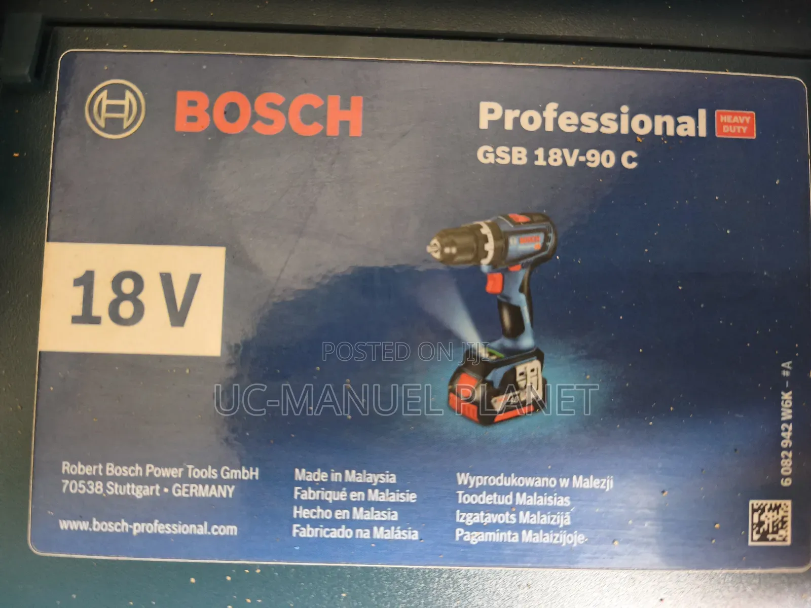 GSB 18v-90 C Bosch Heavy Duty Cordless Combi