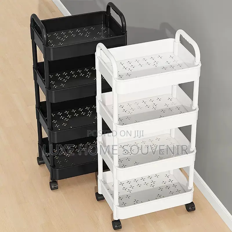 4 Layer Storage Rack Trolley