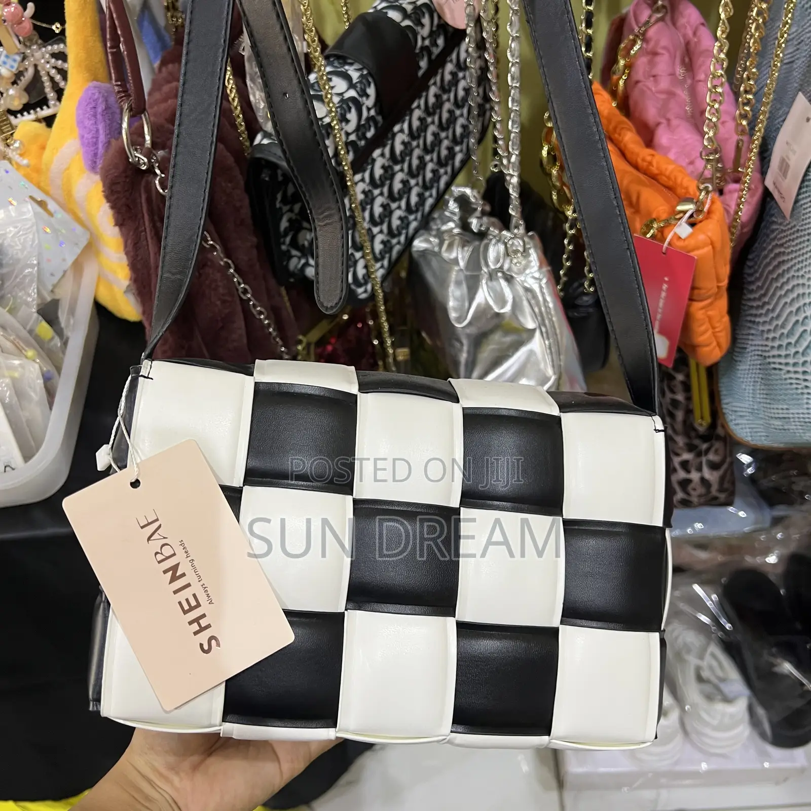 Woman Handbag Lady Bag Woman Gift Black and White Bags