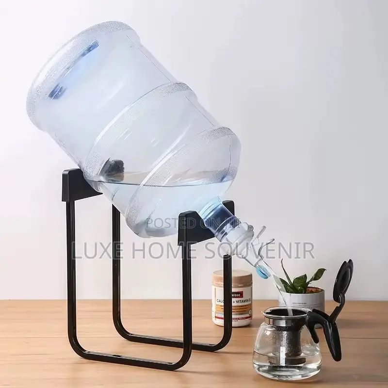 Table Top Dispenser Bottle Stand With Faucet