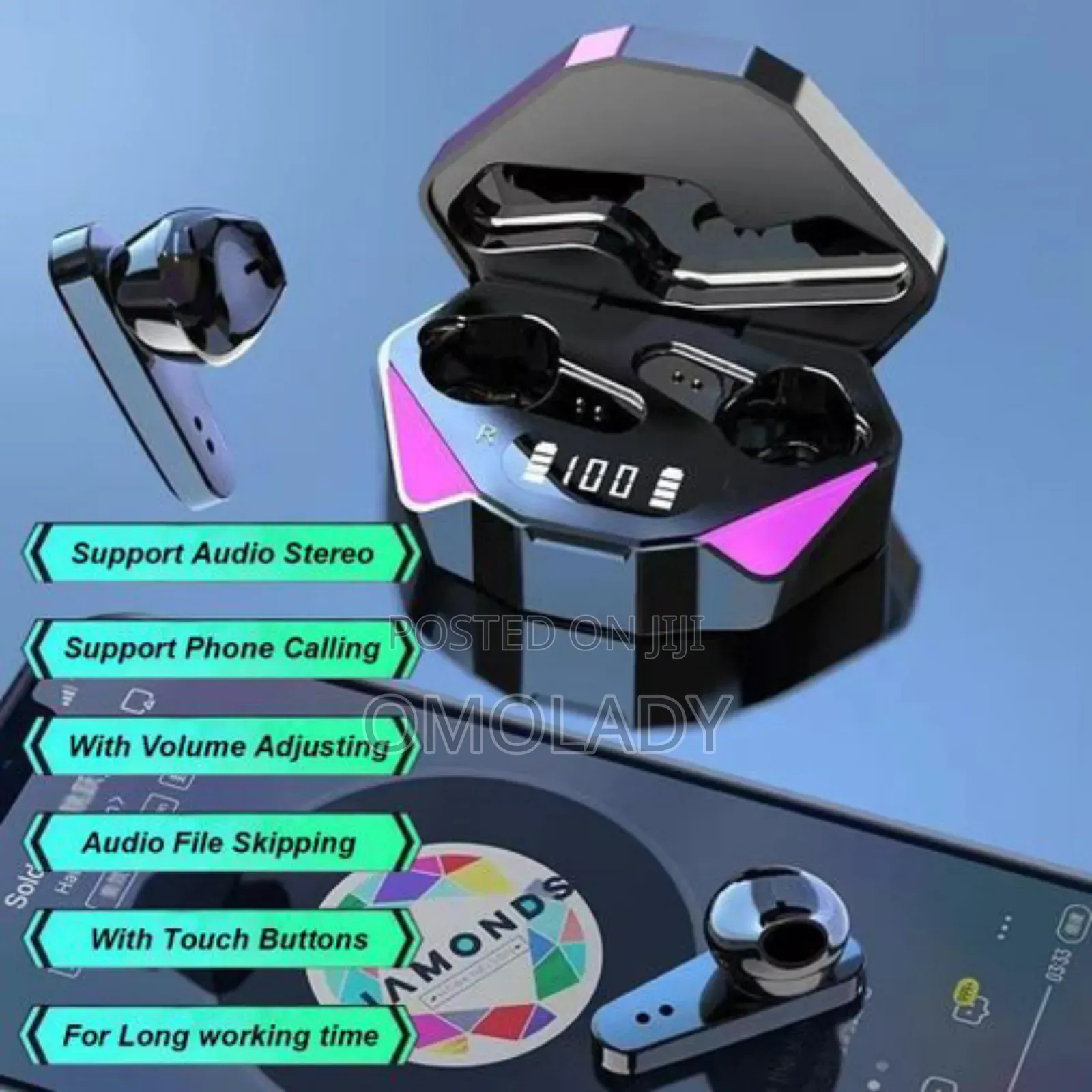 TWS-X15 True Wireless Stereo Gaming Earbuds