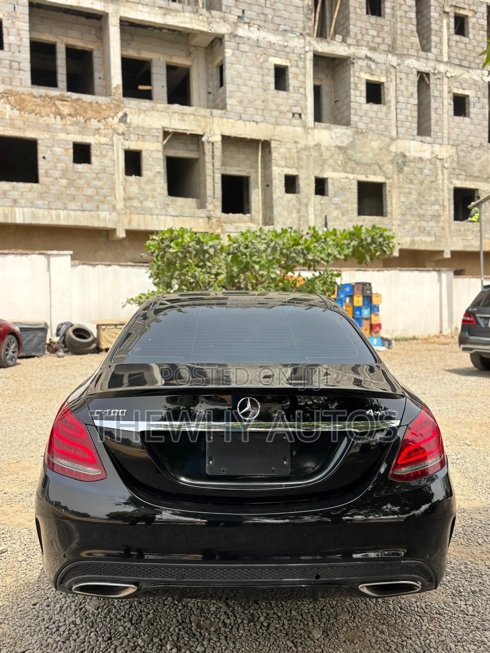 Mercedes-Benz C400 4Matic AWD Sedan (3.0L V6 7A) 2015 Black