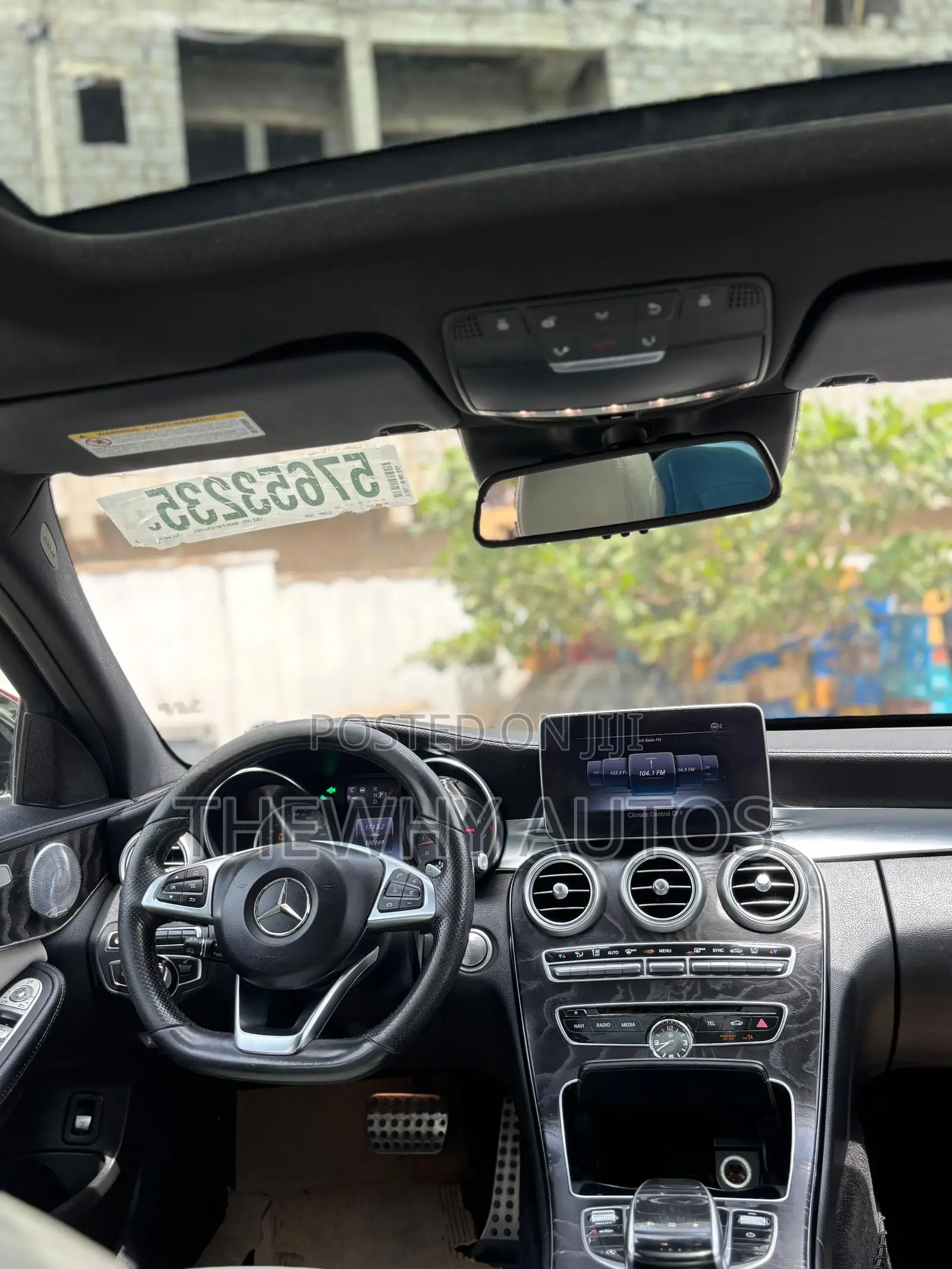 Mercedes-Benz C400 4Matic AWD Sedan (3.0L V6 7A) 2015 Black