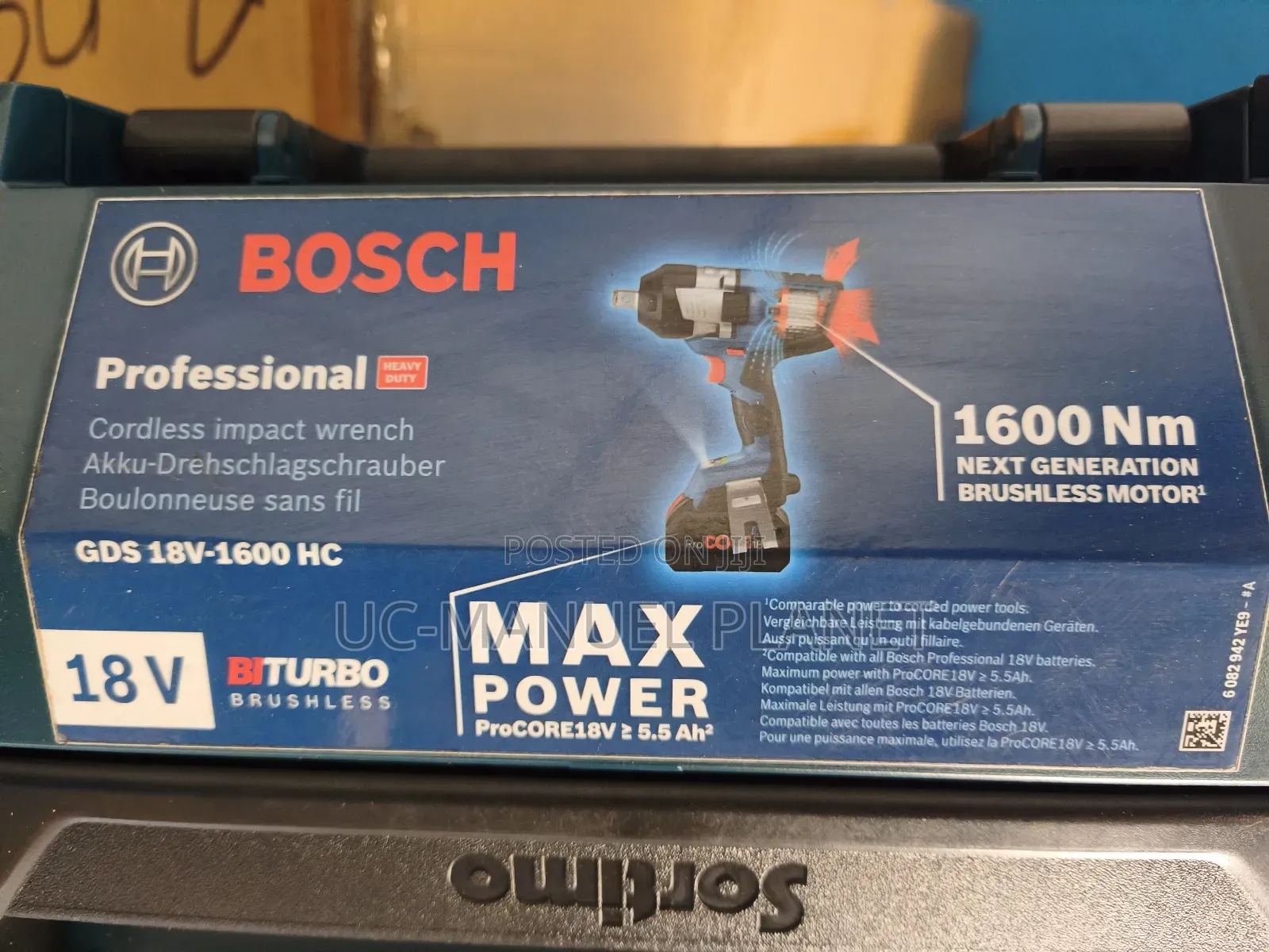 GDS 18v-1600 Hc Bosch Cordless Impact Wrench