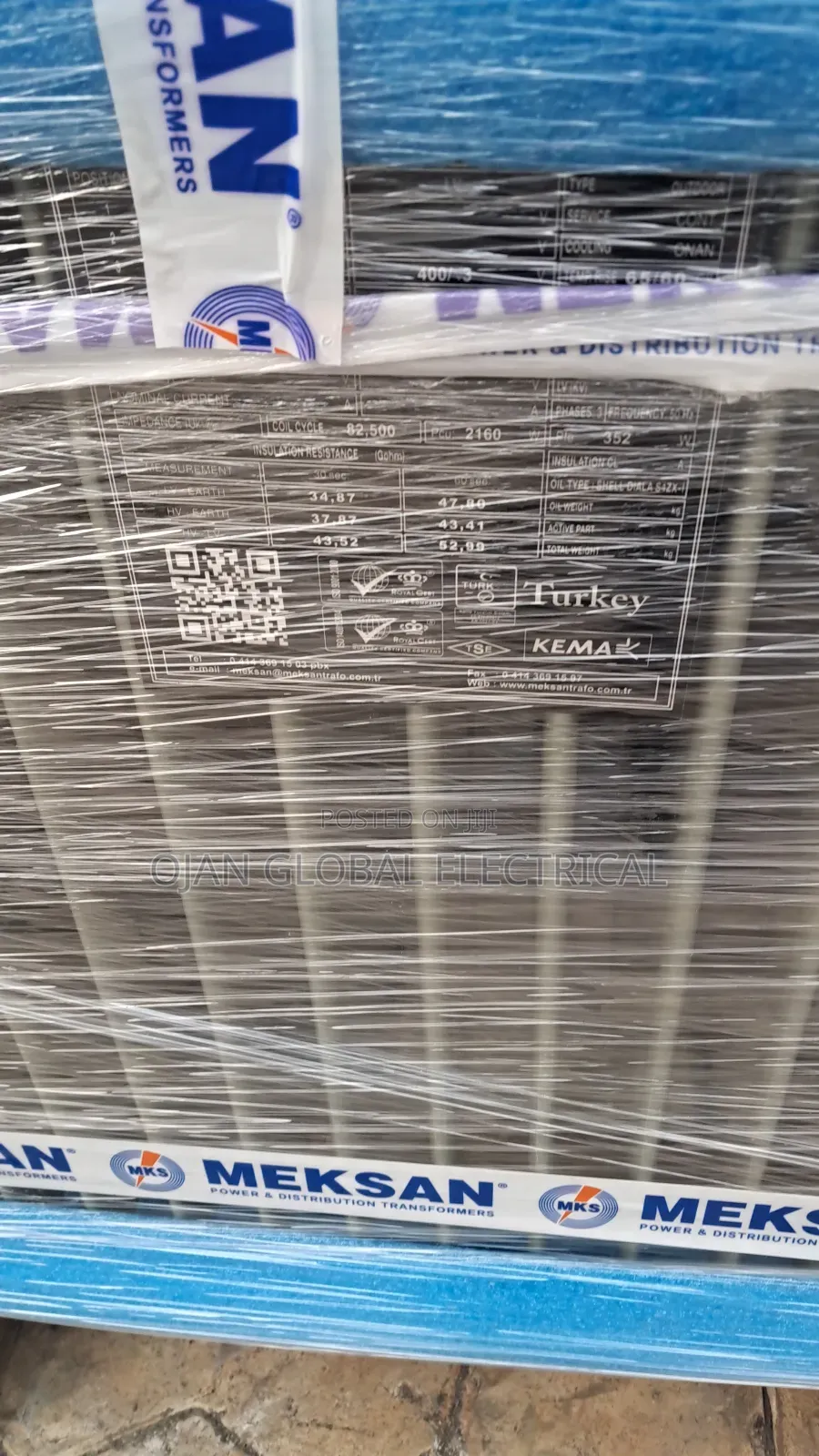 Meksan 300kva 33000v Transformer