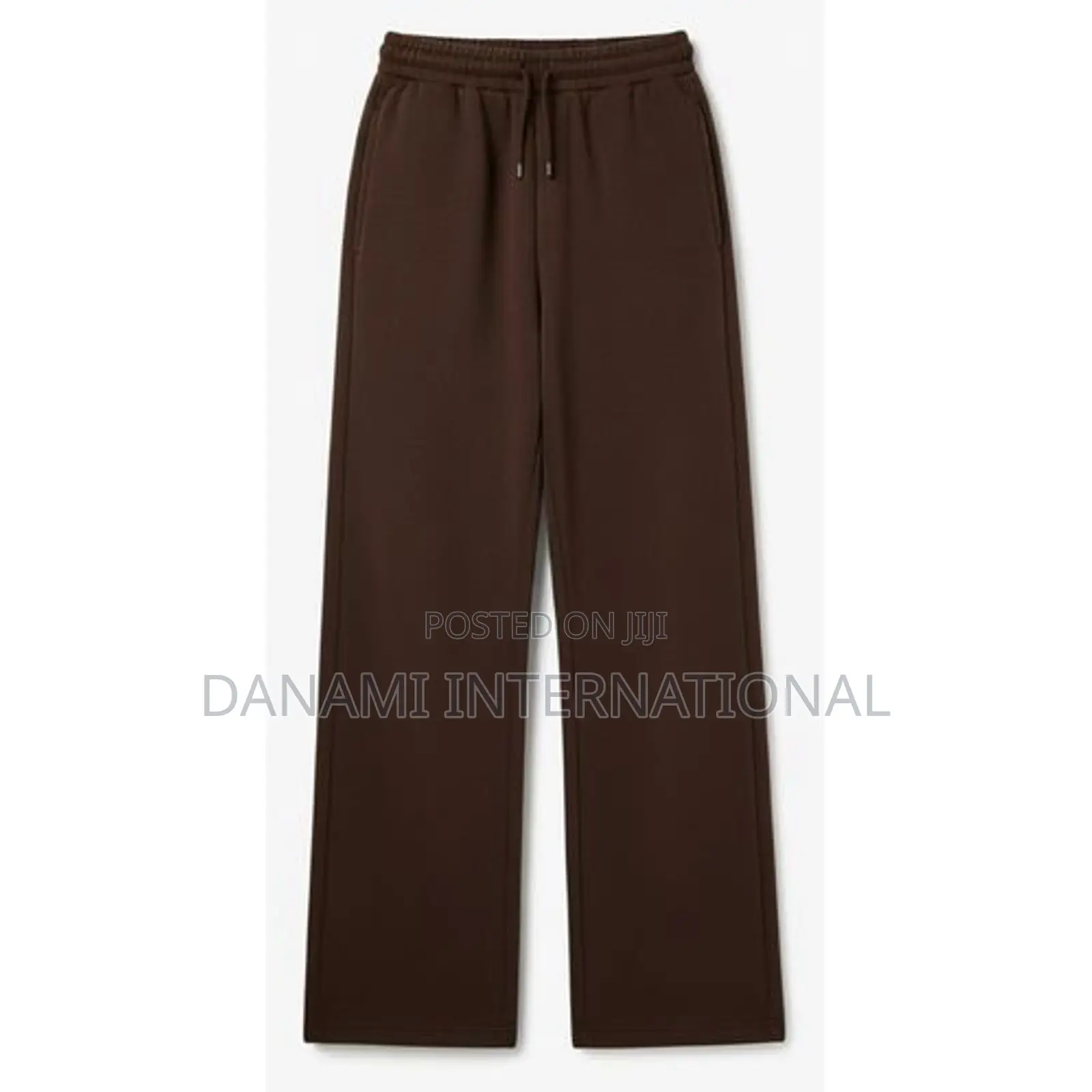 Danami Baggy Straight Cut Joggers/Sweatpants -Chocolate Brown