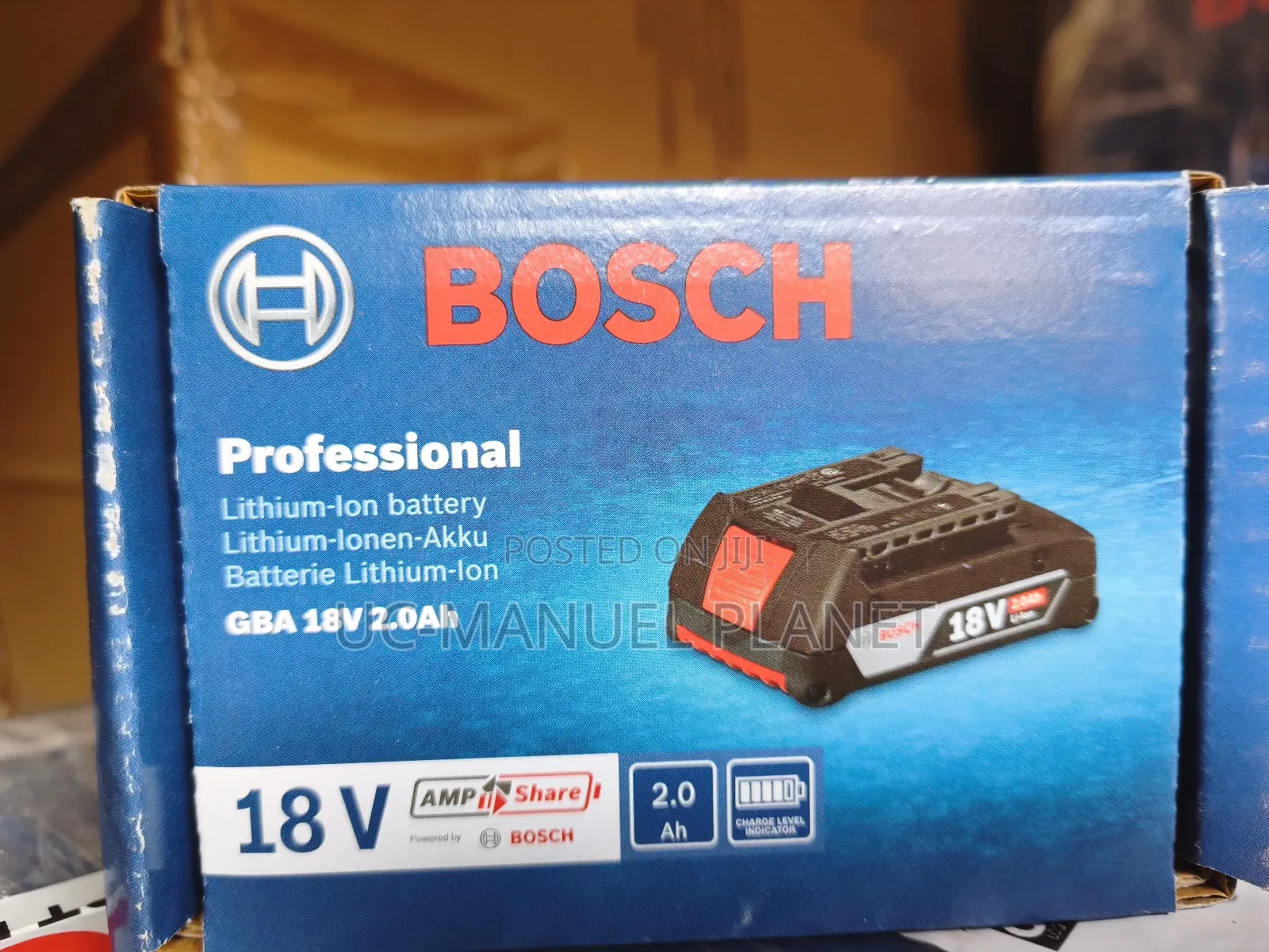 Gba 18v 2.0ah Bosch Battery Pack