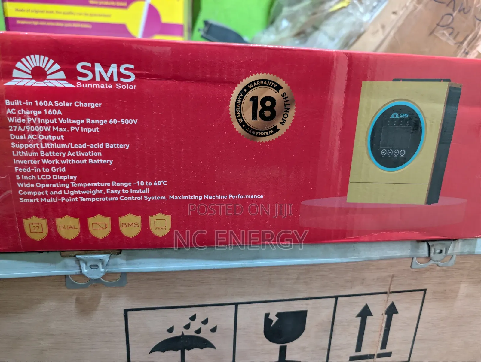 5kva/24v Sms Hybrid Inverter With 160a Inbuilt Mppt