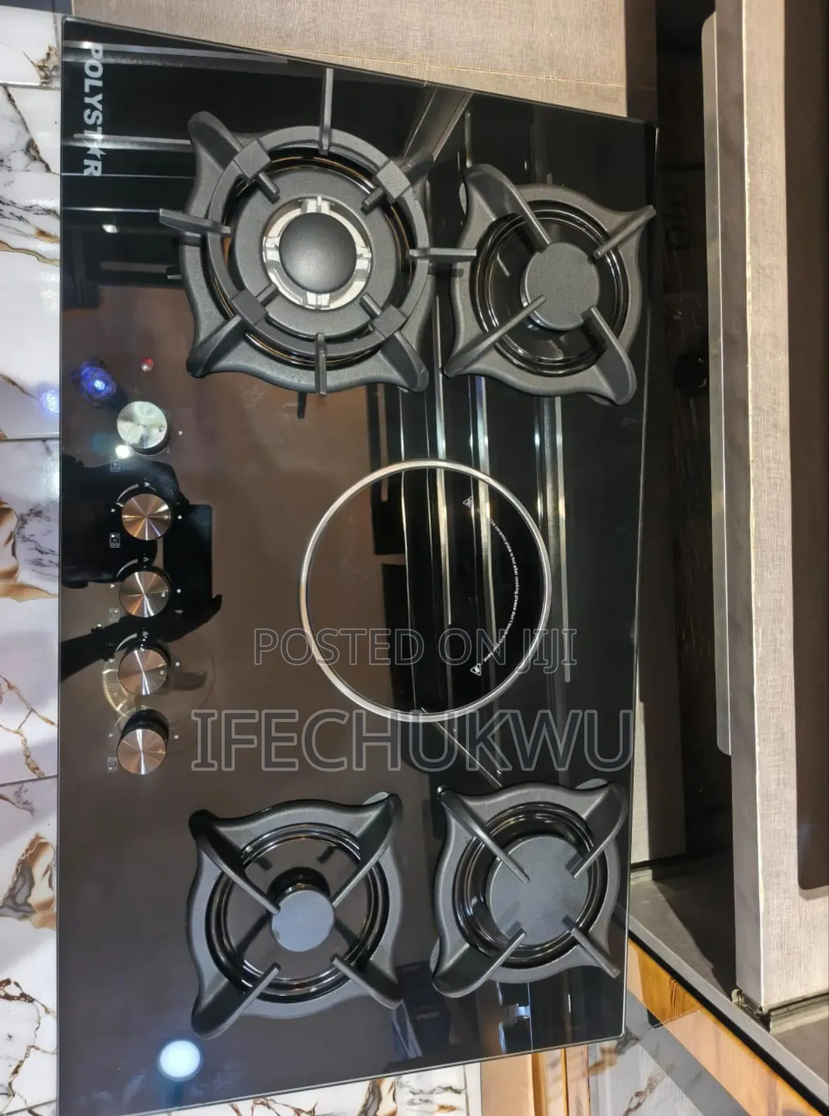 Original Polystar Inbuilt 4+1 Gas Electric Cooker Hob 60x60cm Copper