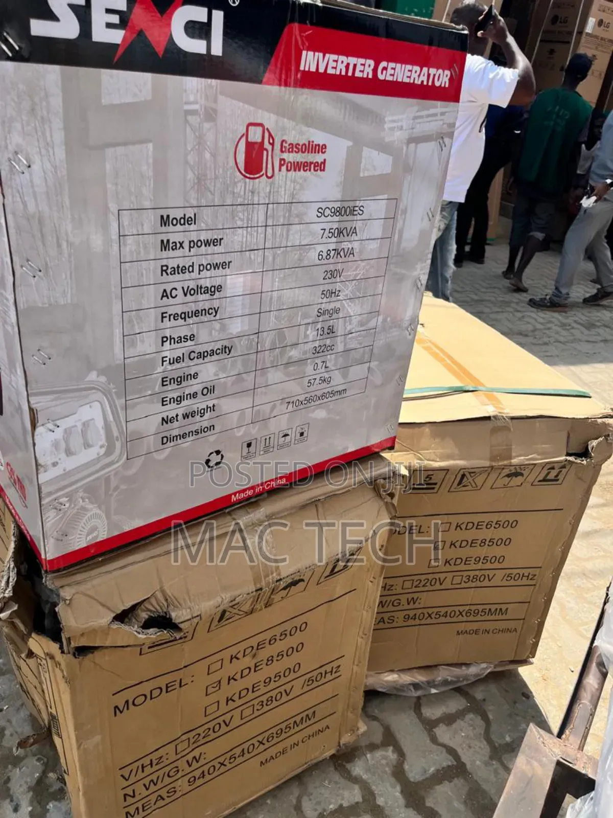Senci Inverter Soundproof Generator 7.5kva