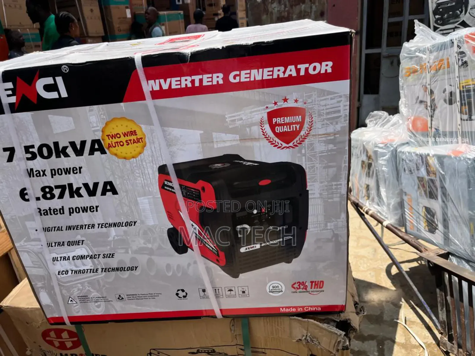 Senci Inverter Soundproof Generator 7.5kva