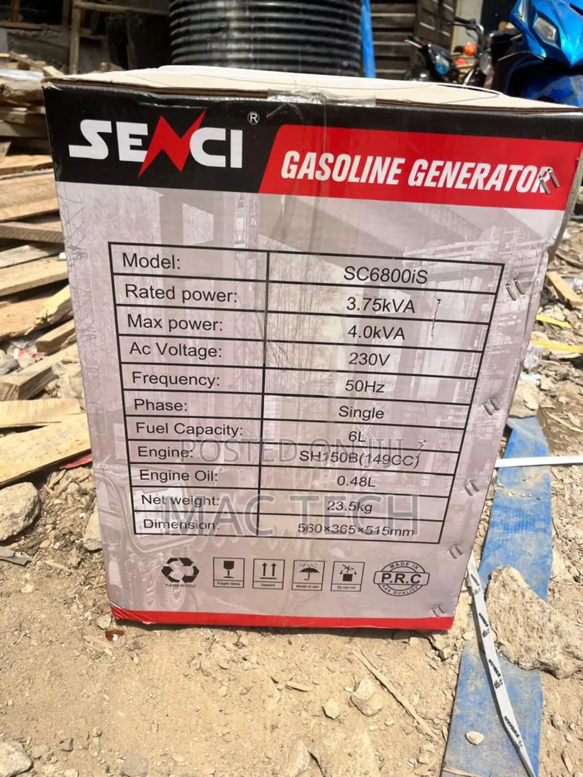 Senci Soundproof Inverter Generator 4kva