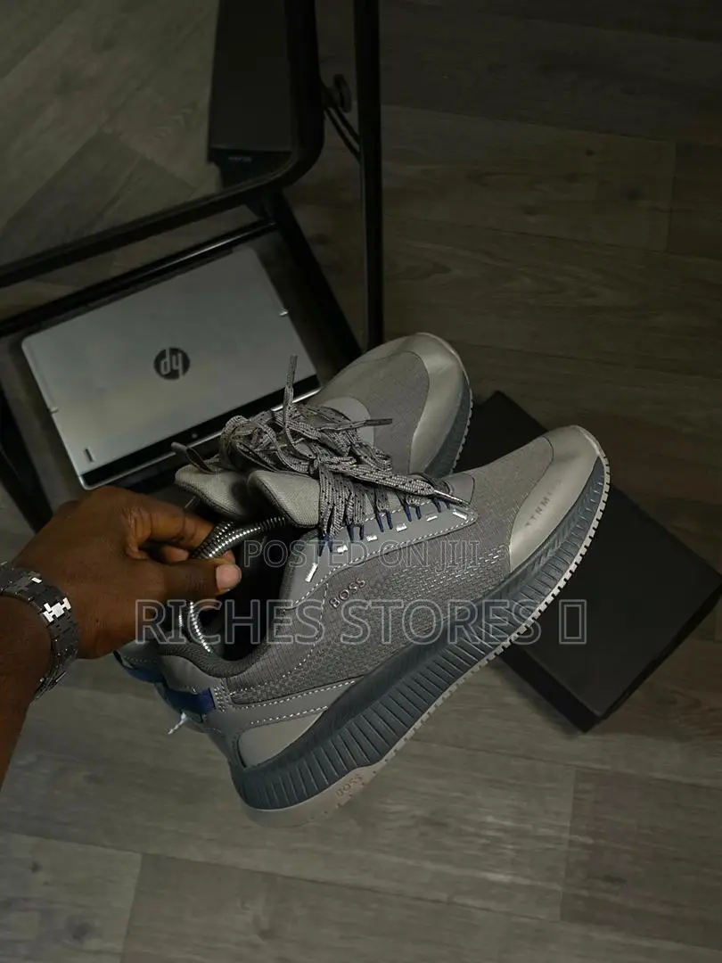 Top Quality Hugo Boss Grey Sneakers