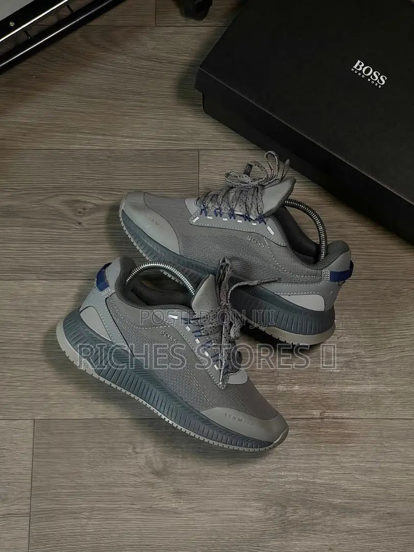 Top Quality Hugo Boss Grey Sneakers