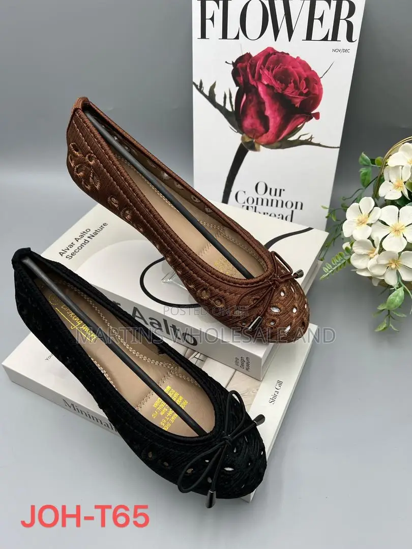 Women's Laser-Cut Ballet Flats,