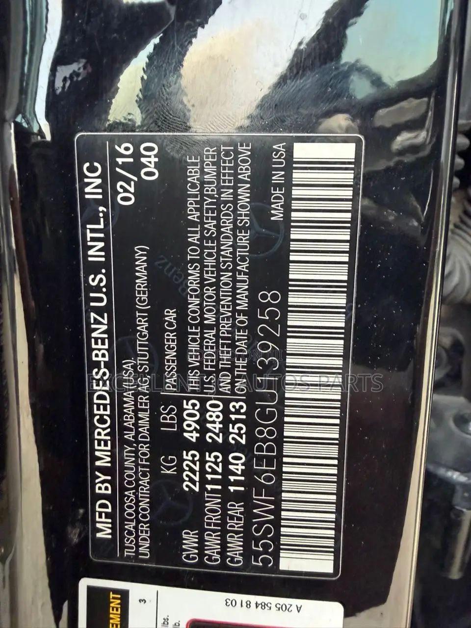 Mercedes-Benz C400 2016 Black