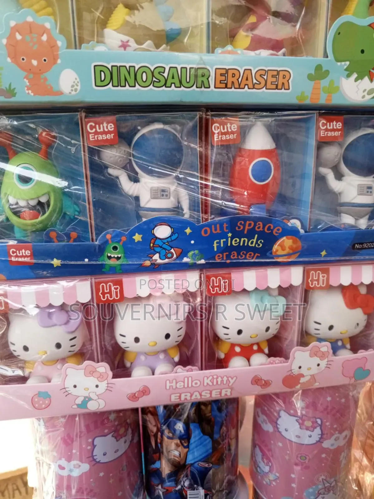 Big 3d Erasers by 12 Peices_ Partypack Fillers