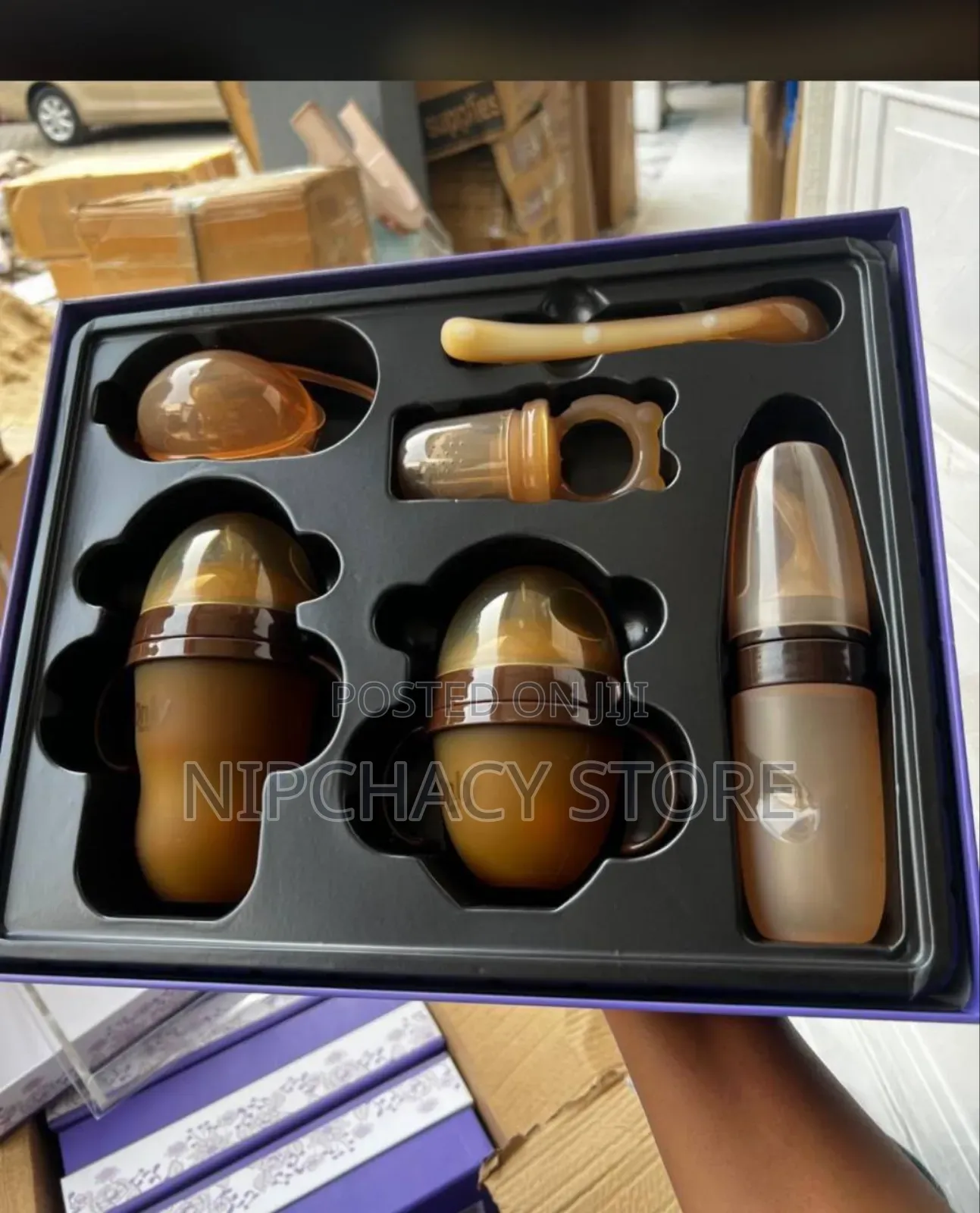 Baby Silicone Feeding Bottles Set