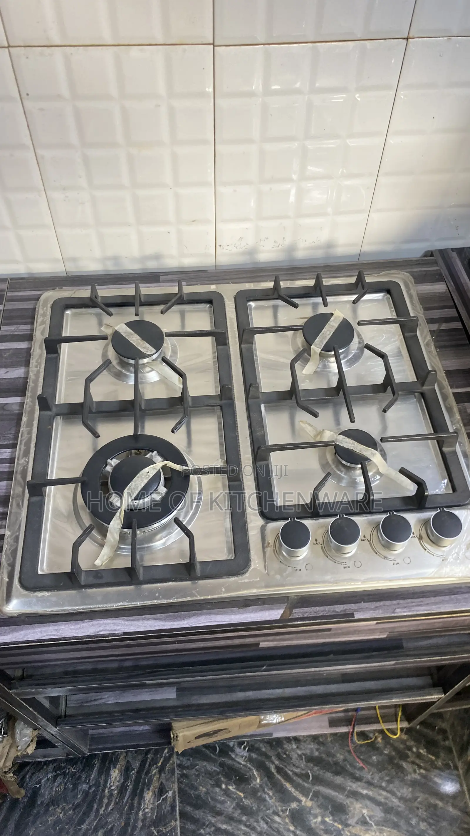 Stainless 4 Burner Gas Cooker