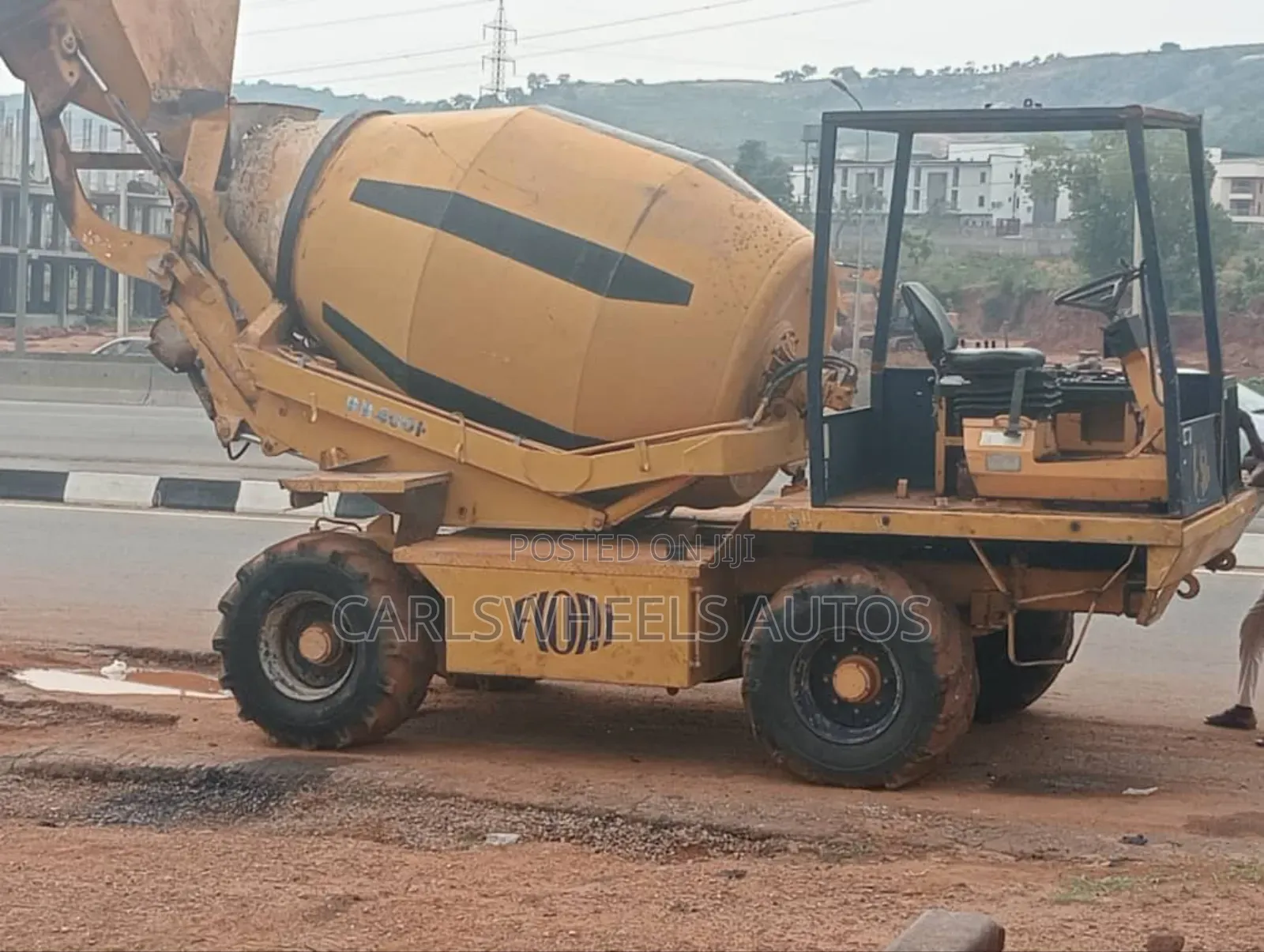 Fairly Nigeria Used 4cubic Concrete Mixer.