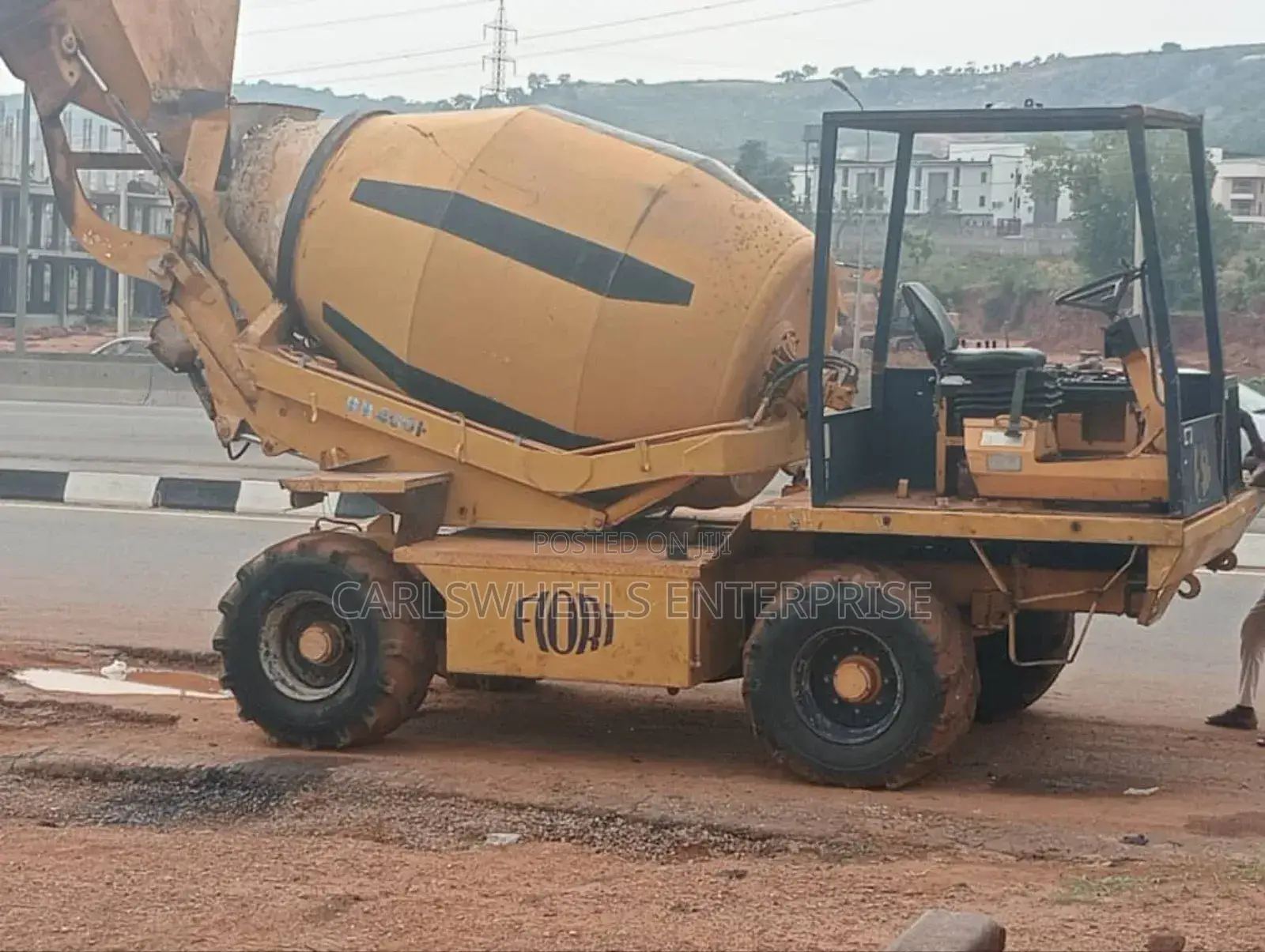 Fairly Nigeria Used 4cubic Concrete Mixer.