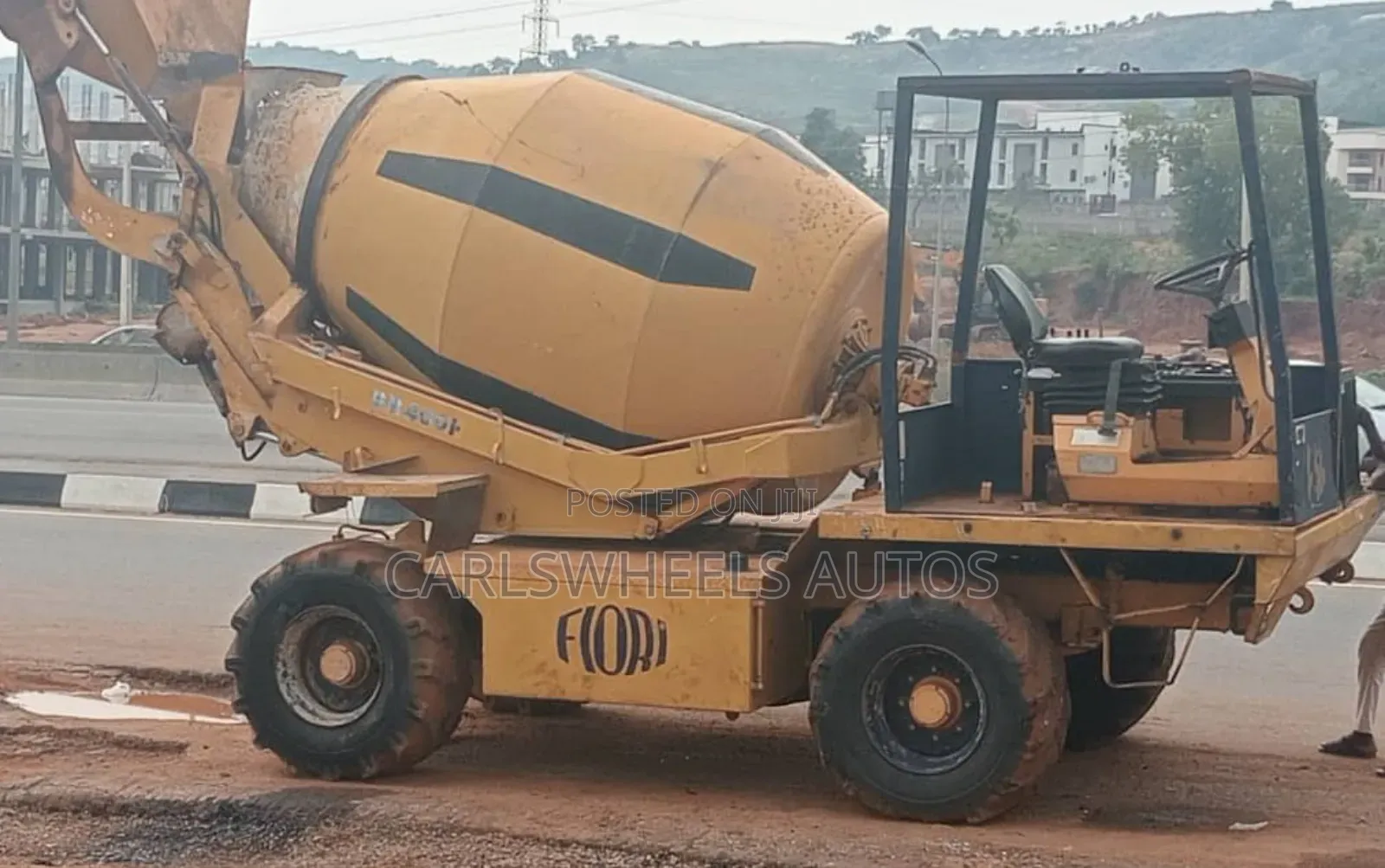 Fairly Nigeria Used 4cubic Concrete Mixer.