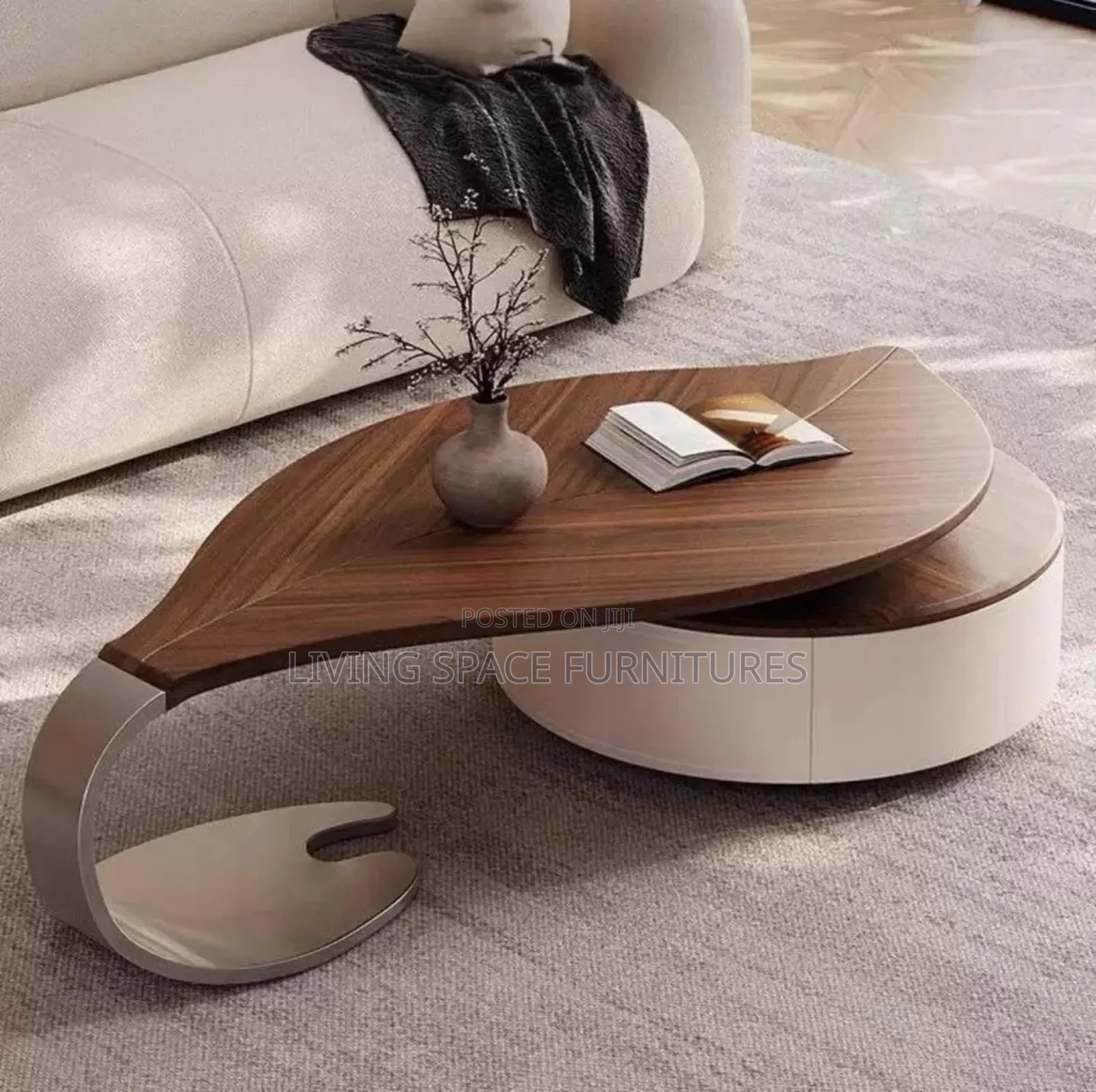 Contemporary Wooden Center Table