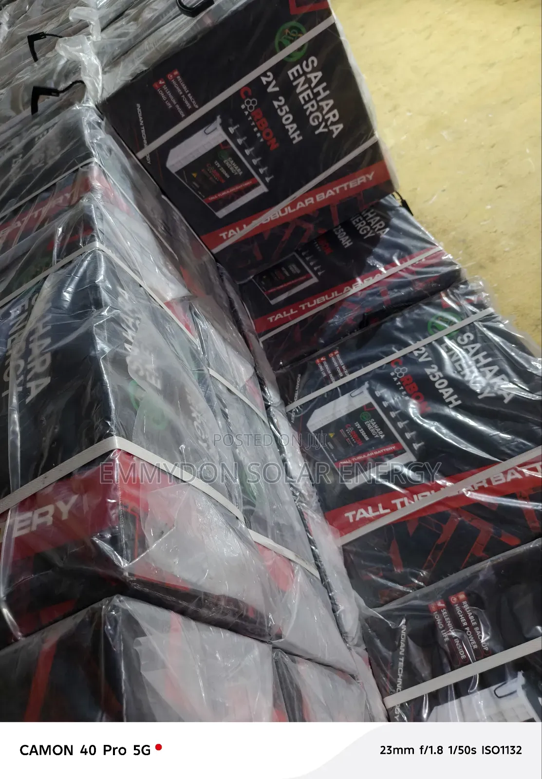 Sahara Energy 250ah Tubular Battery