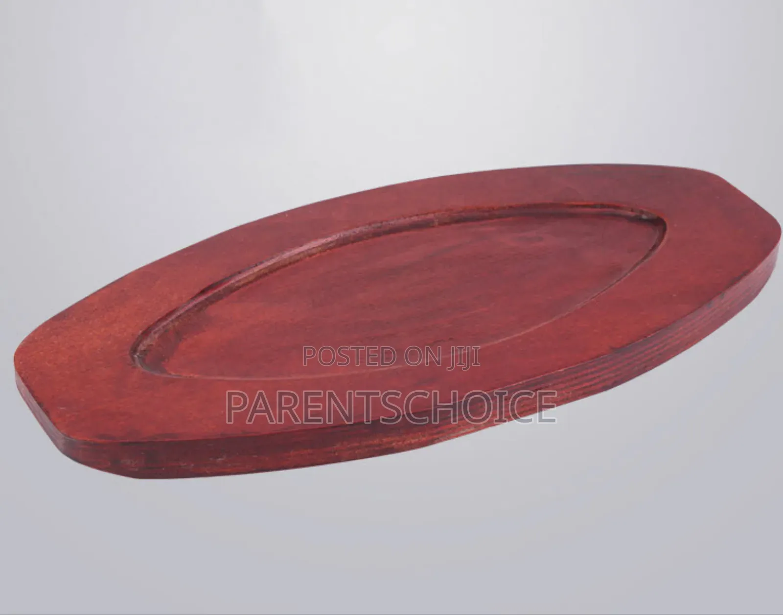 Oval Cast Iron Sizzling Non-Stick Frying Pan