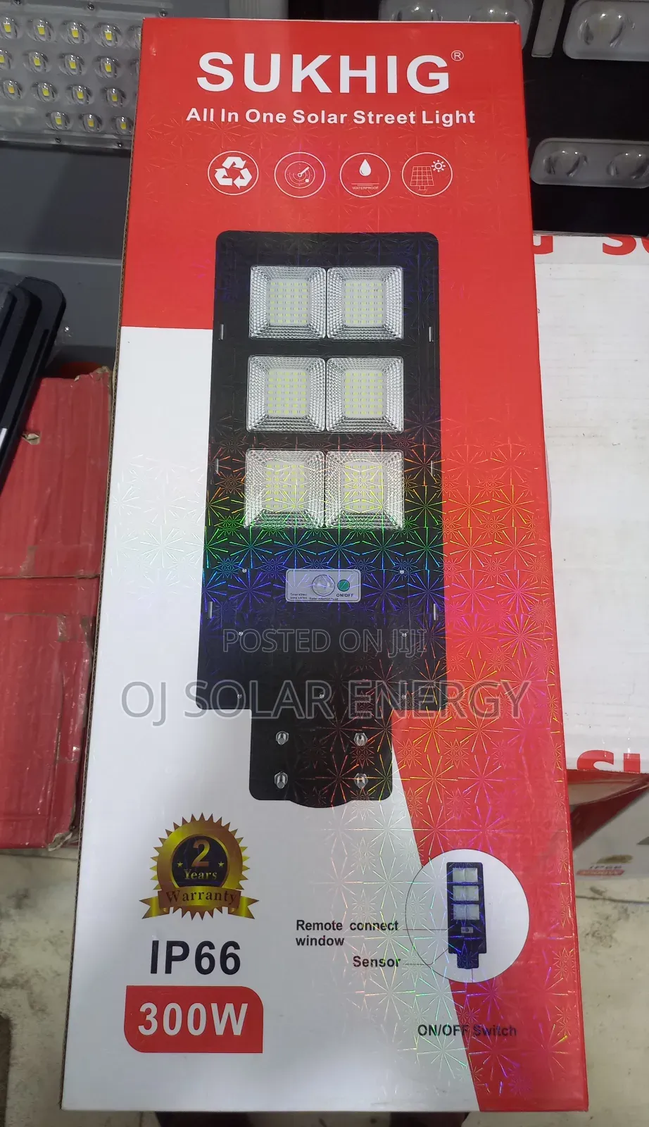 Sukhig 300w Solar Street Light All in One