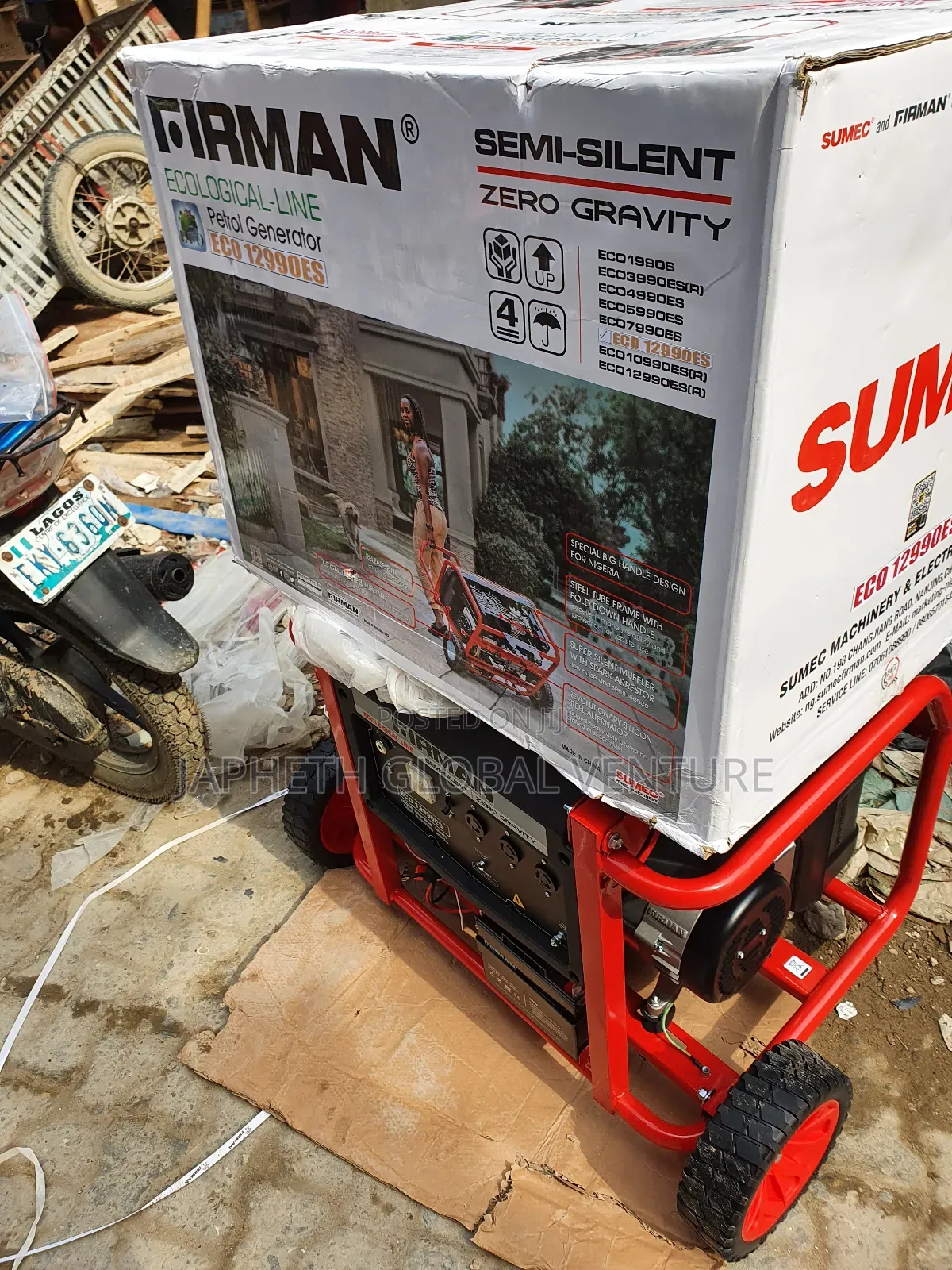 Heavy Duty Firman 12990es Petrol Generator