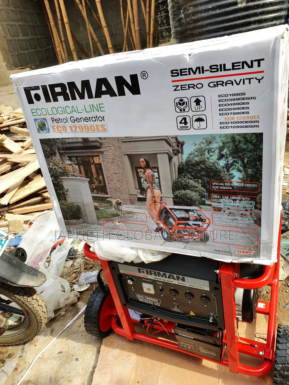Heavy Duty Firman 12990es Petrol Generator