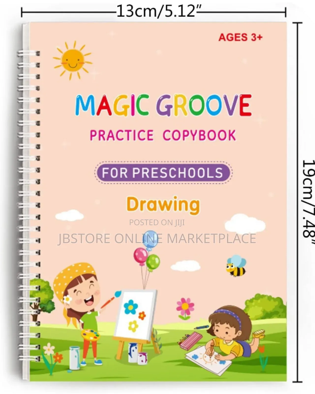 Magic Groove Practice Copybook Set 4 Children,Handwriting,Drawing Etc