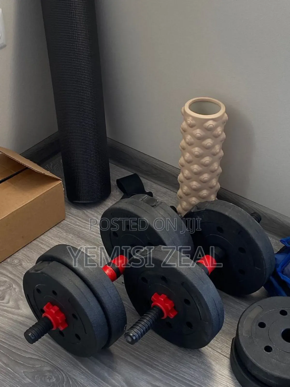 30kg Classic Dumbbell Set With Kettlebell, Barbell, Weight, Gloves,