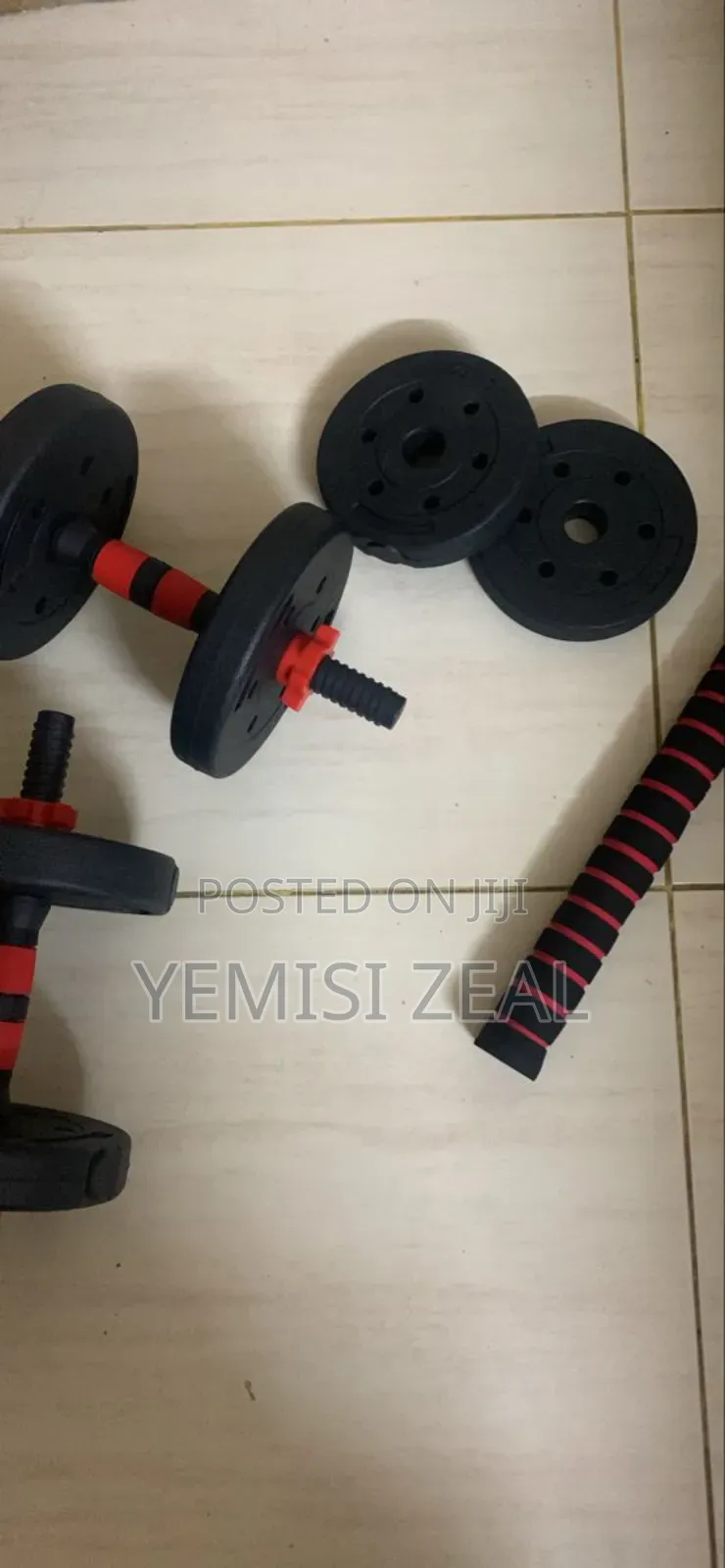 30kg Classic Dumbbell Set With Kettlebell, Barbell, Weight, Gloves,