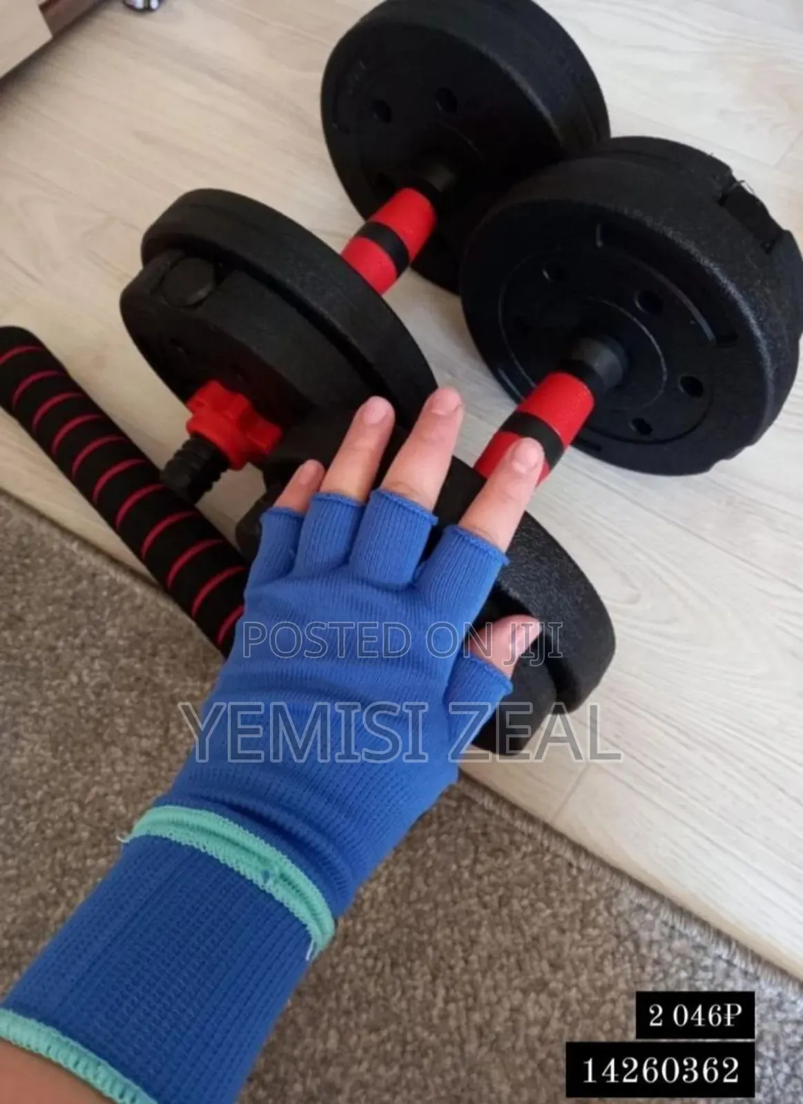 Adjustable 30kg Set Of Dumbbells With Fancy Gloves