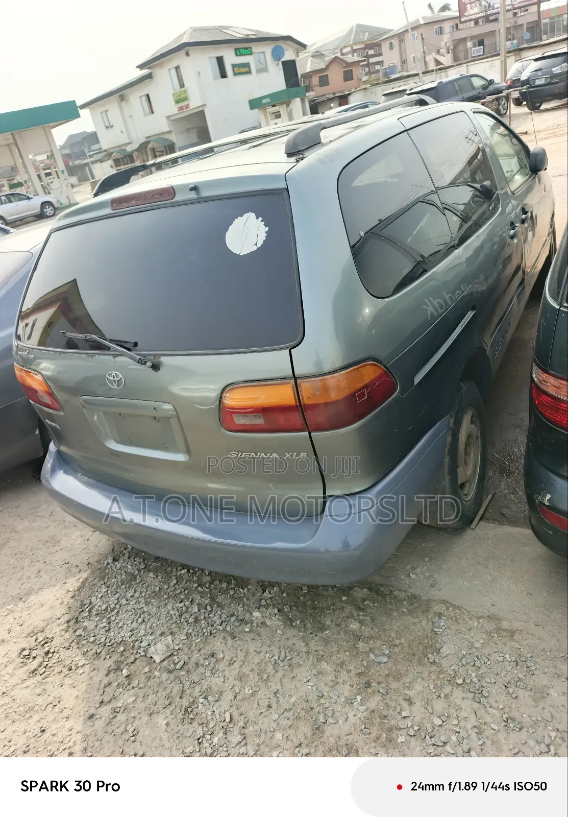 Toyota Sienna XLE AWD (3.3L V6 5A) 2004 Green