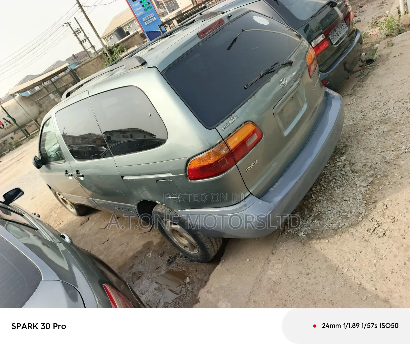 Toyota Sienna XLE AWD (3.3L V6 5A) 2004 Green