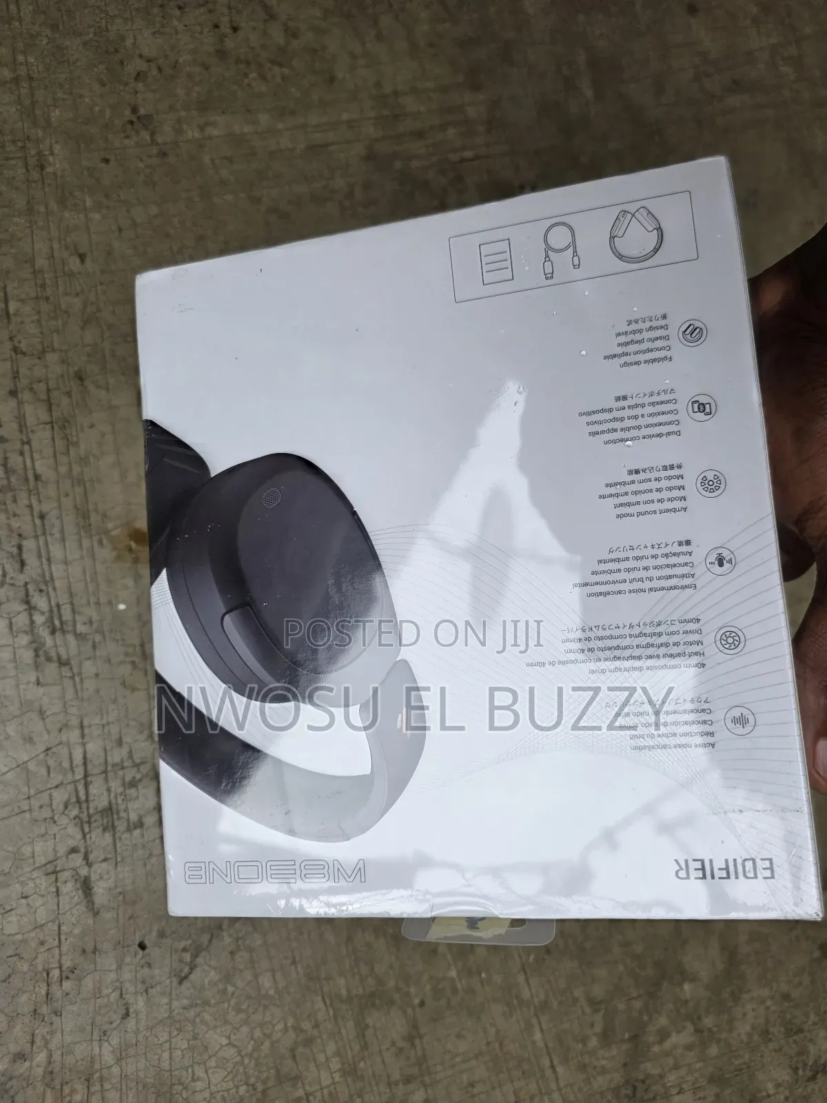 Edifier W830nb Wireless Over-ear Headphones Active Noise Cancellation