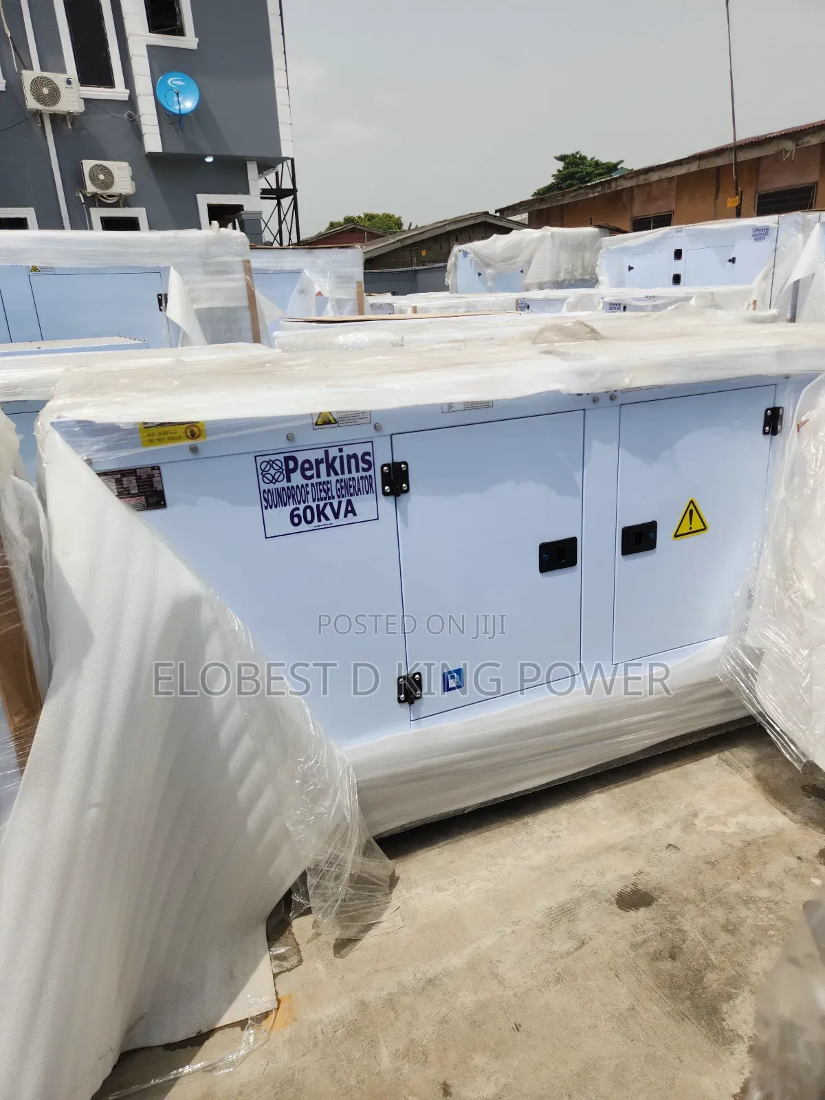 60kva Perkins Diesel Soundproof Generator With 100% Pure Copper Coil