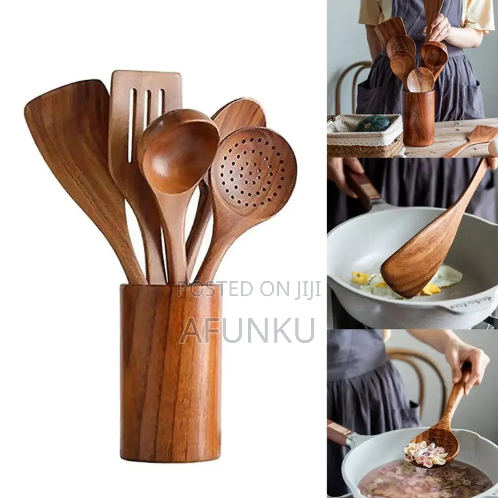 Quantity Wooden Spatula Spoon Set
