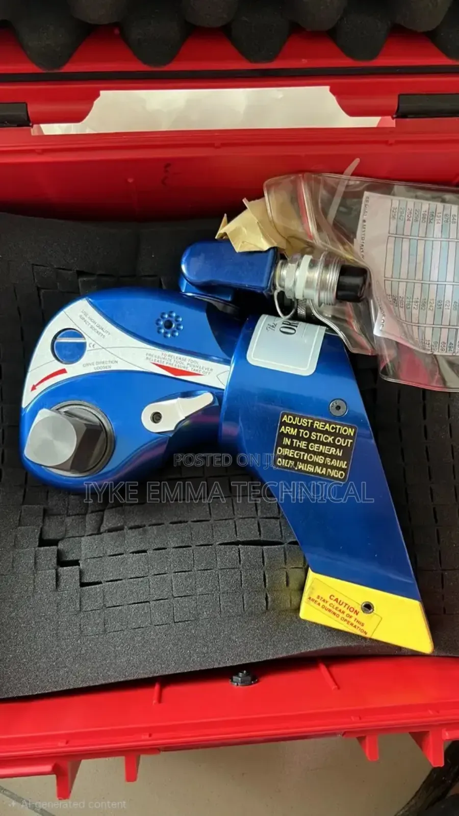 Hytorc Hy-1mxt 3/4" Drive Unit Hydraulic Torque Wrench