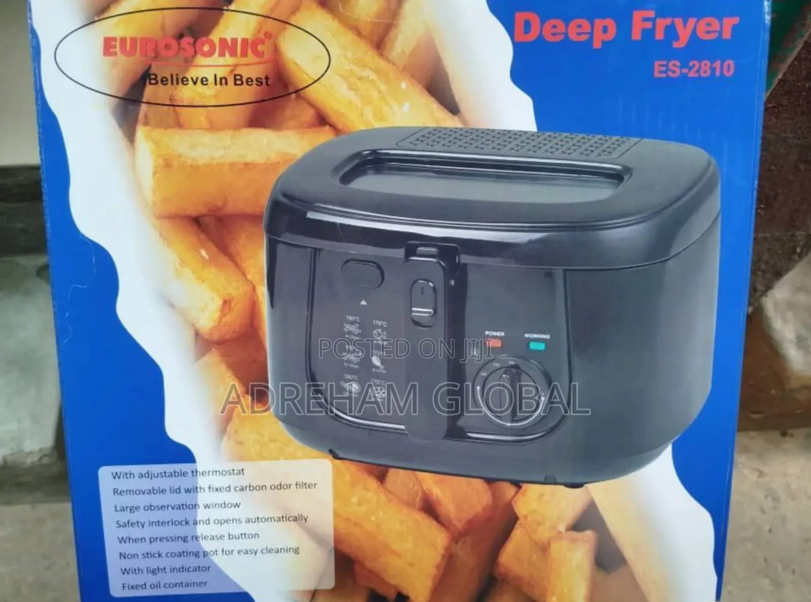 Eurosonic Electric Deep Fryer