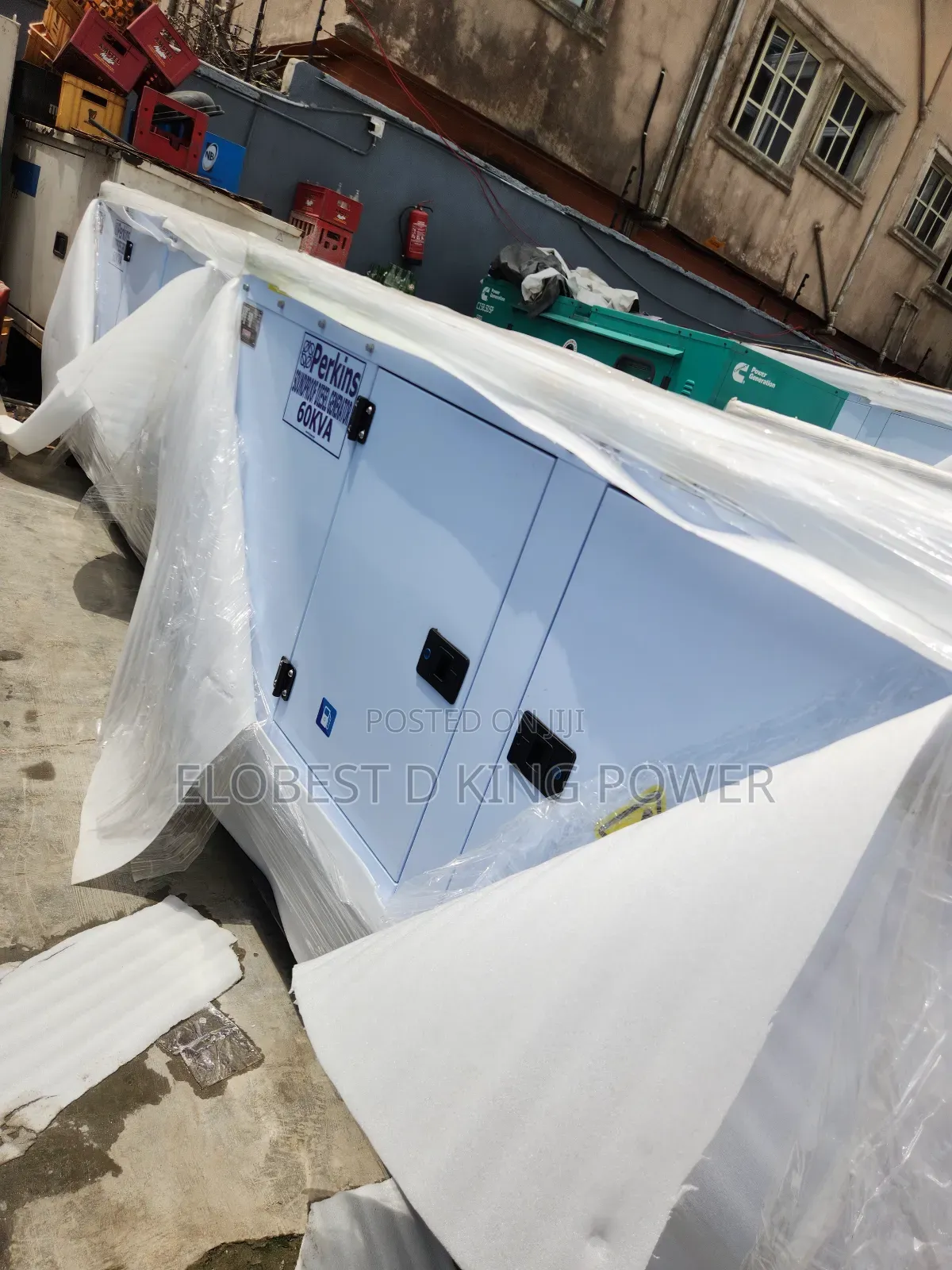 60kva Perkins Diesel Soundproof Generator With 100% Pure Copper Coil