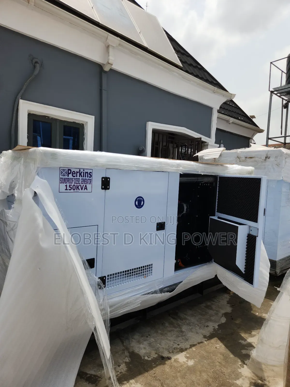 150kva Soundproof Generator With 100% Pure Copper Coil Perkins