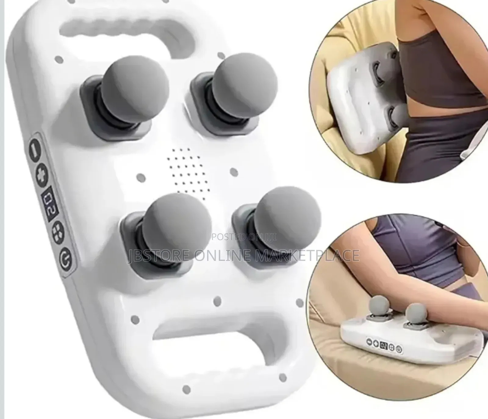Fz-668 Four-Head Massage Gun Designed 4 Deep Tissue Muscle Relaxation