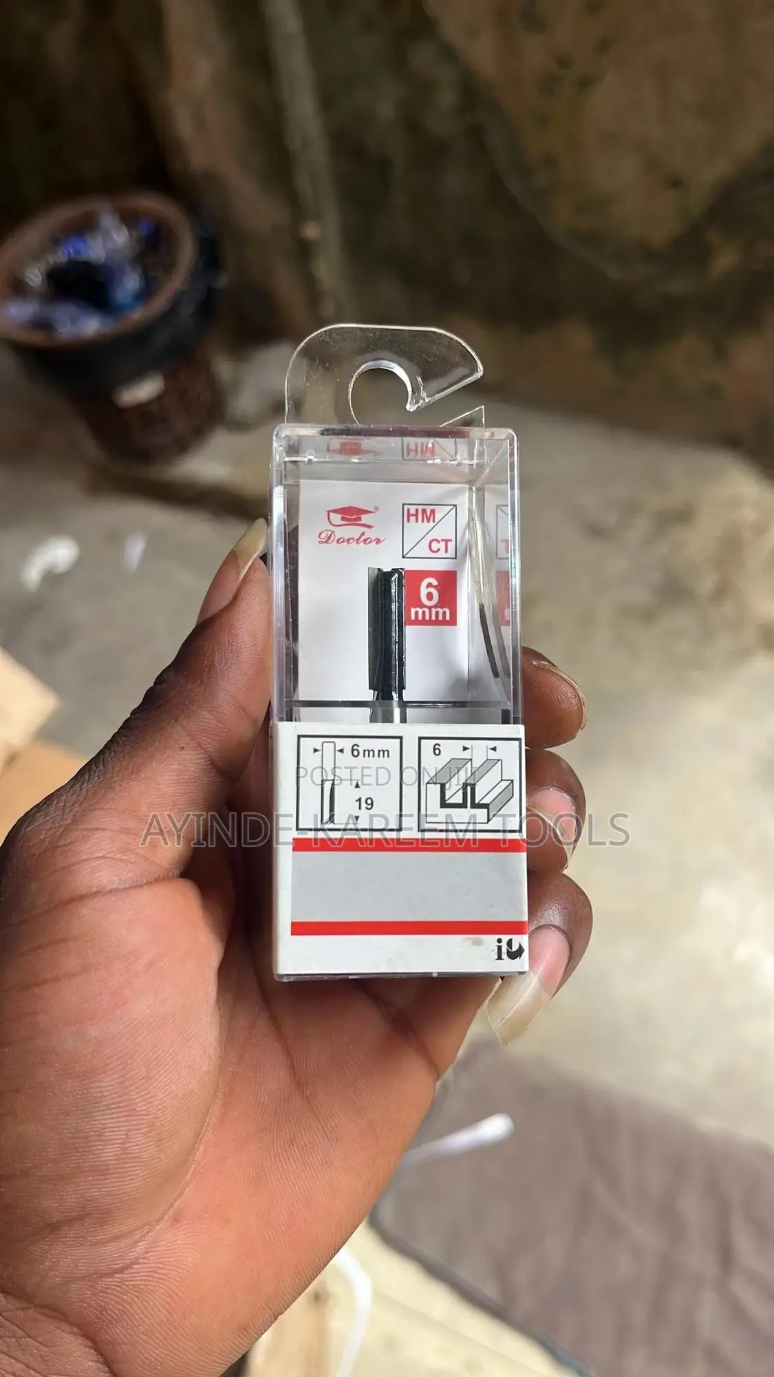 Router Bit Straight Cut(6mm*6mm)
